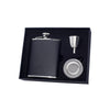 Ano Leather 6oz Stellar Flask Gift Set by Visol - No custom engraving - Flask Gift Sets - Visol - vset32-1142