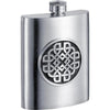 Aragon Celtic Design Pewter Hip Flask - 6 oz by Visol - No custom engraving - Flasks - Visol - VF4013