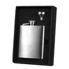 Barbados Stainless Steel Flask and Funnel Gift Set by Visol - No custom engraving - Flask Gift Sets - Visol - VSET33-1132