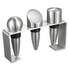 Barlow Stainless Steel Wine Stoppers with Rectangular Stand by Visol - Bar Accessories - Visol - VAC350