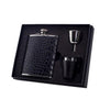 Beau Monde Crocodile Leather Deluxe Hip Flask Gift Set - 6 oz by Visol - Flask Gift Sets - Visol - VSET27-1152