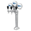 Beer Tower MILANO 3 Chrome Bar Equipment by UBC Group - ITALIAN TOWERS - UBC Group - MLN3