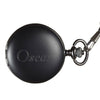 Benson Black Matte Japanese Quartz Pocket Watch by Visol - No custom engraving - Mens Accessories - Visol - VPW016