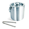 Brushed Stainless Steel Ice Bucket with Tongs by Visol - No custom engraving - Bar Accessories - Visol - VAC225