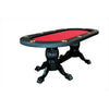 Elegant and sleek oval Poker table with plush armrest - Cave Selection - Poker Table - BBO Poker tables - BBOELITER