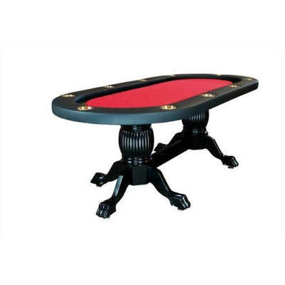 Elegant and sleek oval Poker table with plush armrest - Cave Selection - Poker Table - BBO Poker tables - BBOELITER