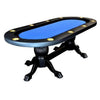 Elegant and sleek oval Poker table with plush armrest - Cave Selection - Poker Table - BBO Poker tables - BBOELITER